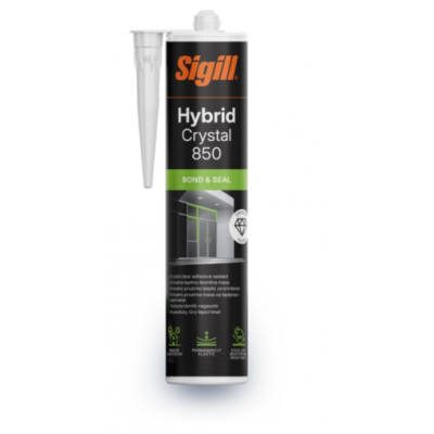 Kristalna lepilna in tesnilna masa Sigill Hybrid Crystal 850 Lepila